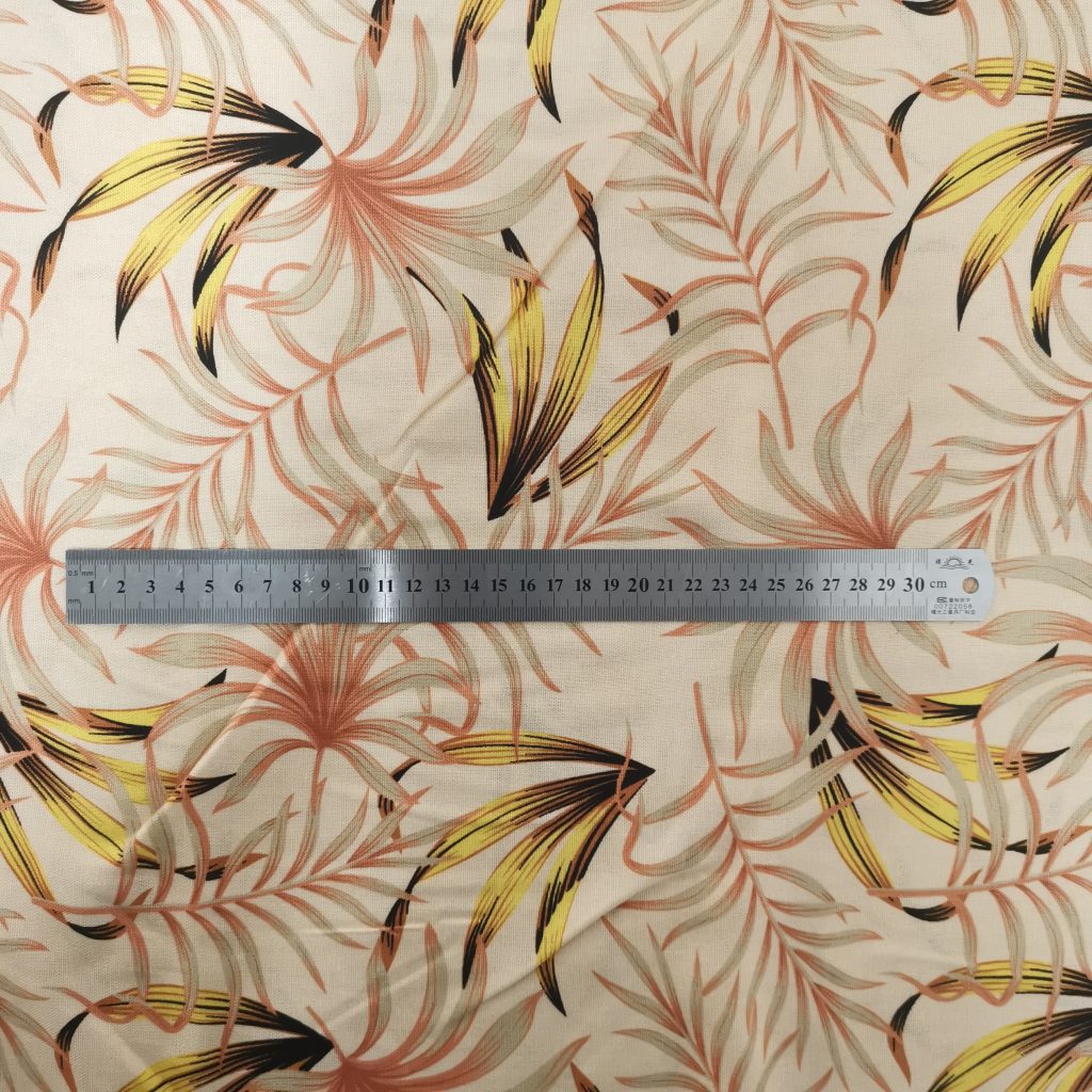 Lin Viscose Motif Fleuri — vue 5