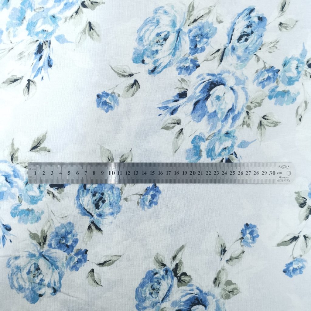 Lin Viscose Motif Fleuri — vue 4