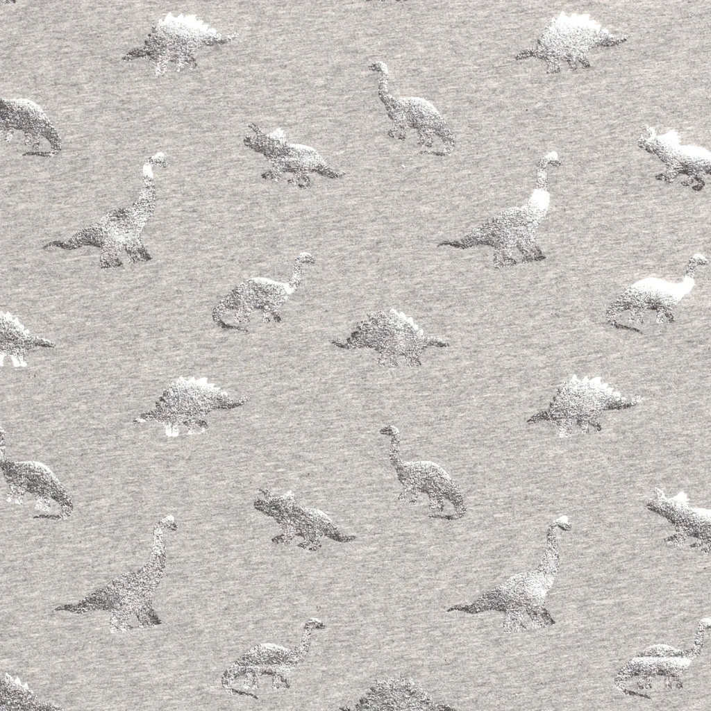 Jersey Coton Lurex – Dinosaures — vue 7