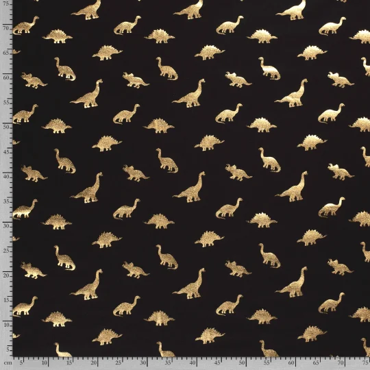 Jersey Coton Lurex – Dinosaures — vue 4