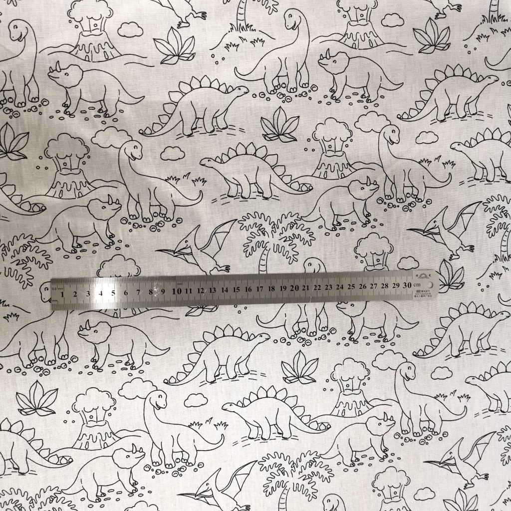 Tissu Coton À Colorier — vue 2