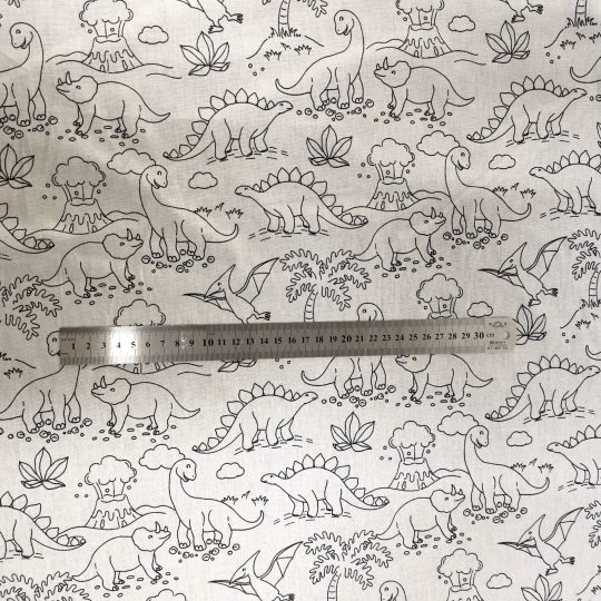 Tissu Coton À Colorier — vue 2