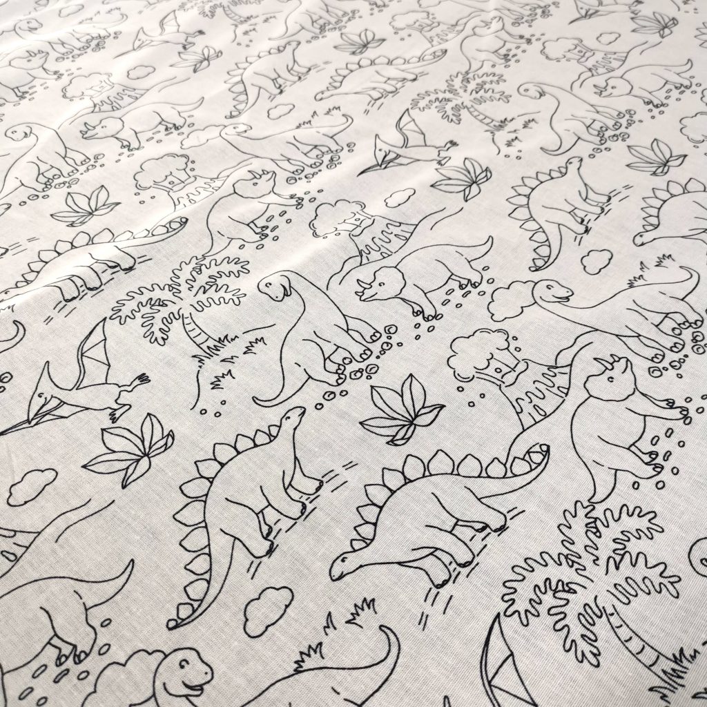 Tissu Coton À Colorier — vue 4