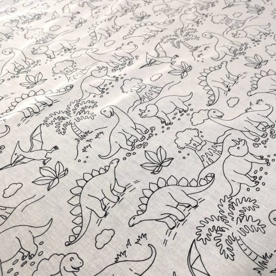 Tissu Coton À Colorier — vue 4