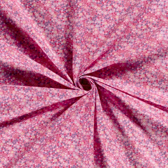 Tissu Coton Popeline Imprimé Millefleurs — vue 2