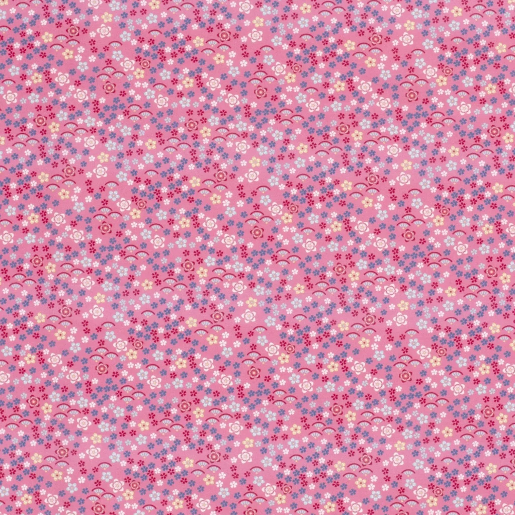 Tissu Coton Popeline Imprimé Millefleurs — vue 3