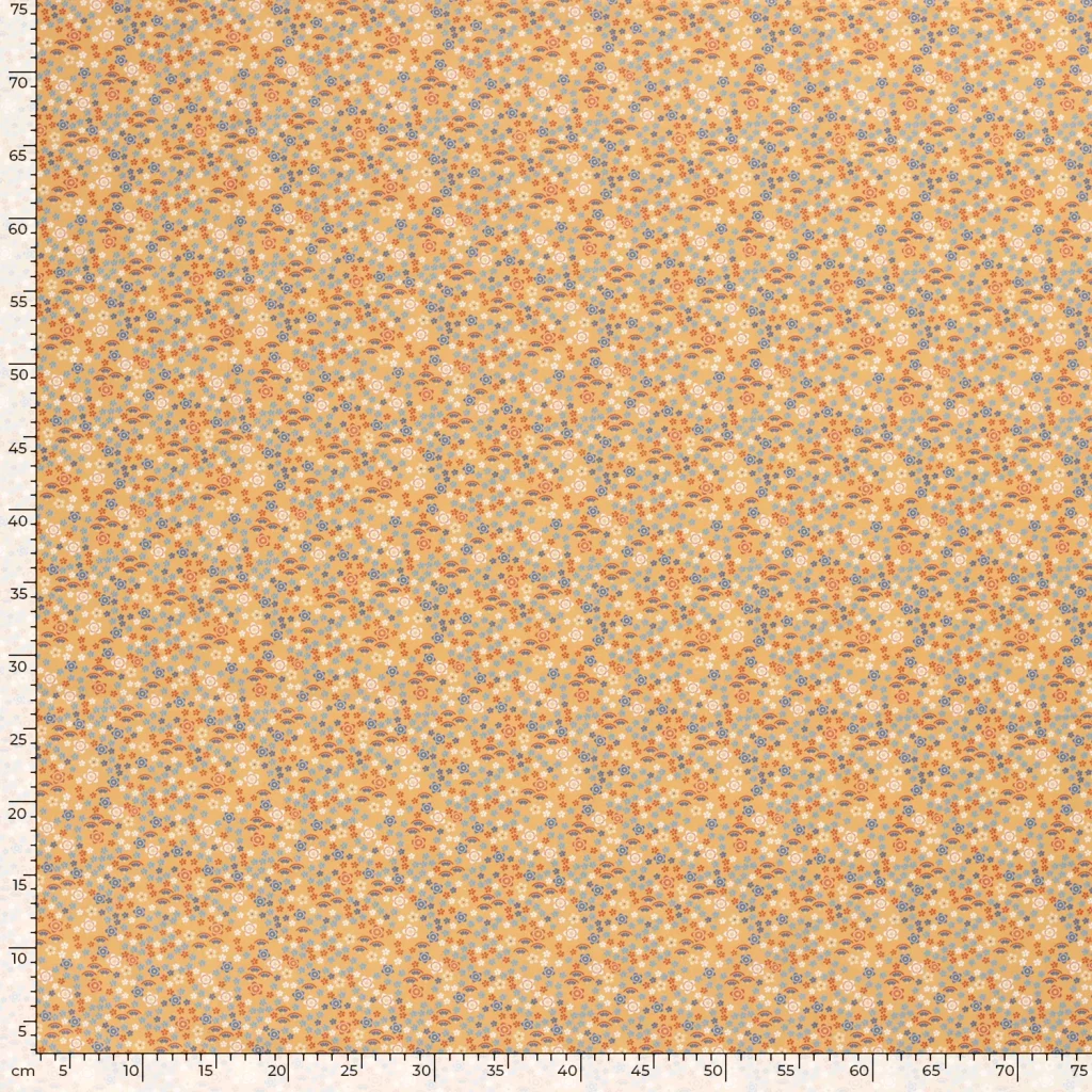 Tissu Coton Popeline Imprimé Millefleurs — vue 7