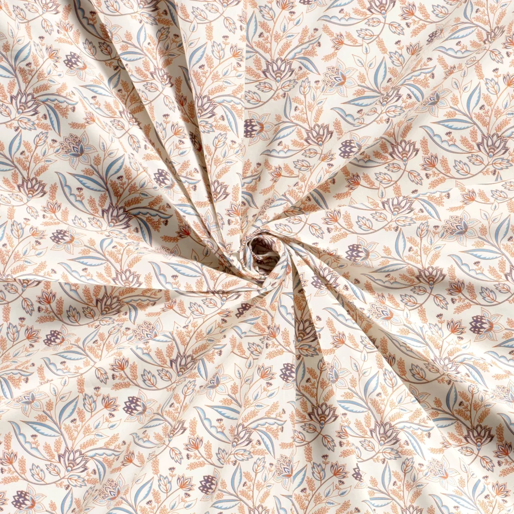 Tissu Coton Popeline Imprimé Floral — vue 5