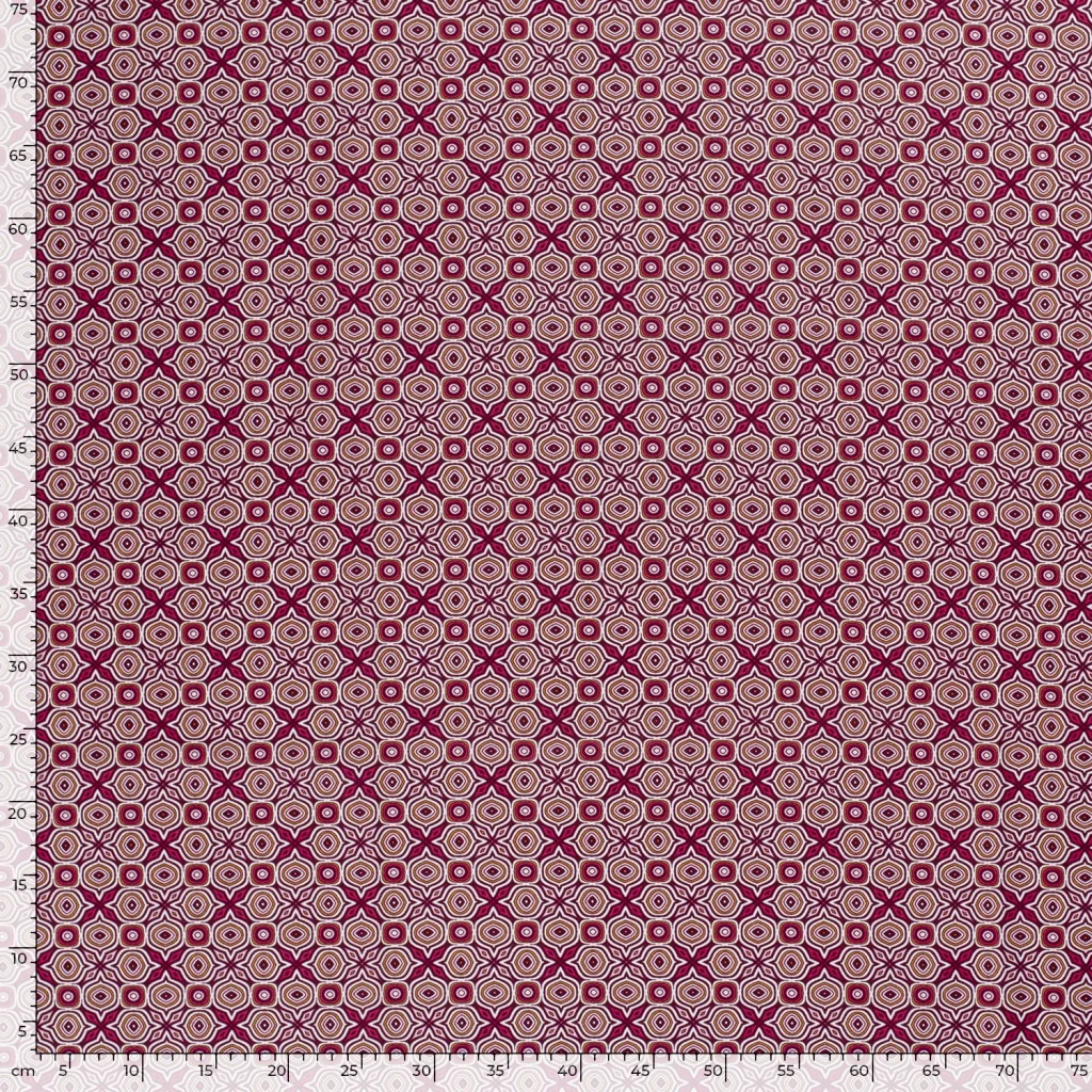 Tissu Coton Popeline Imprimé Géométrique — vue 5