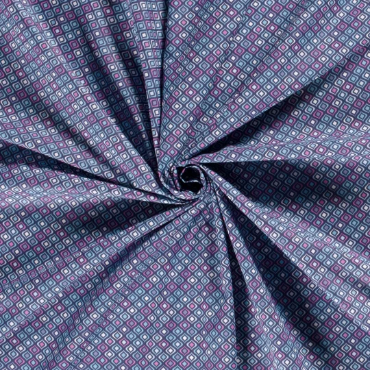 Tissu Coton Popeline Imprimé Géométrique — vue 7
