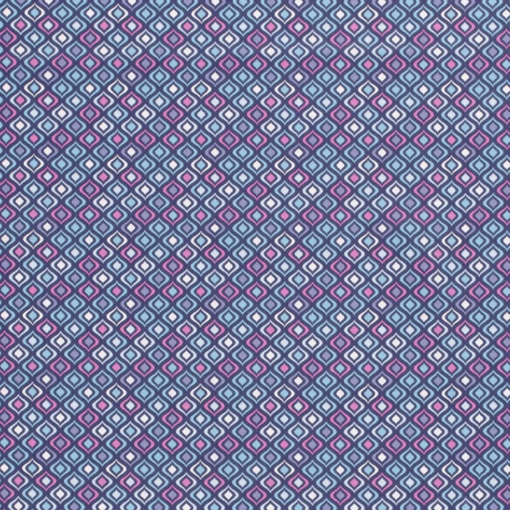 Tissu Coton Popeline Imprimé Géométrique — vue 6