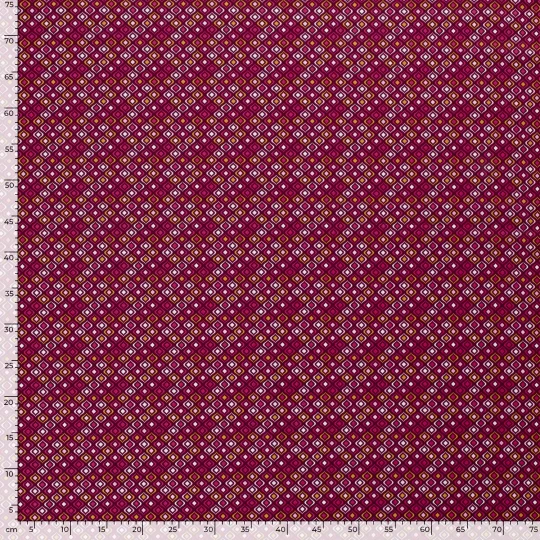 Tissu Coton Popeline Imprimé Géométrique — vue 4