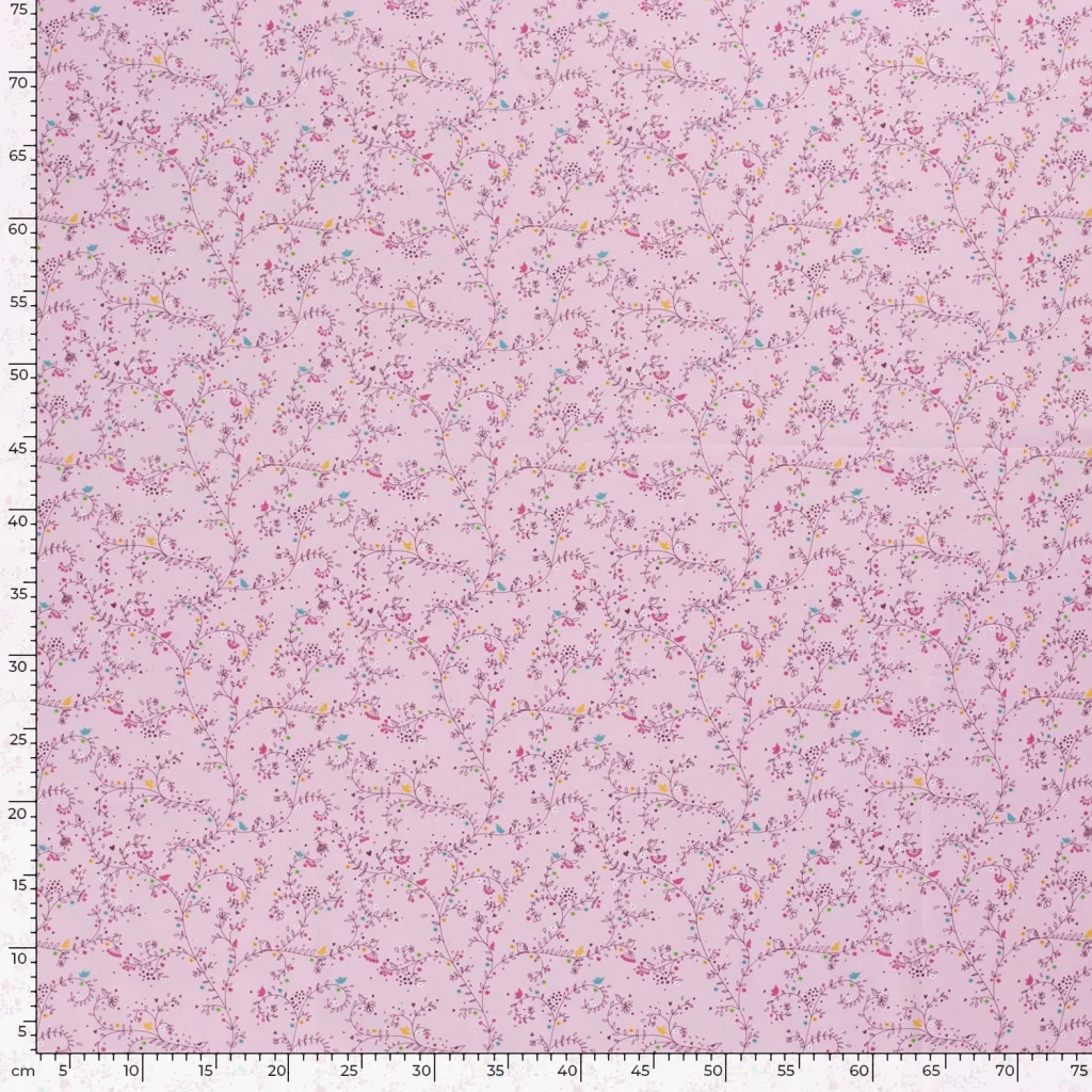 Tissu Coton Popeline Imprimé Indien — vue 2