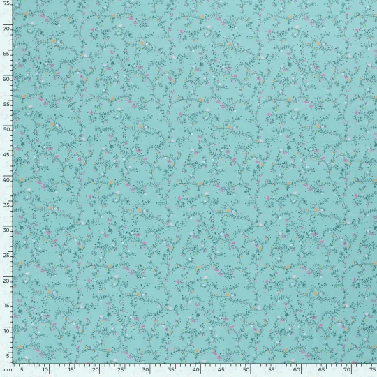 Tissu Coton Popeline Imprimé Indien — vue 8