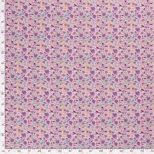 Tissu Coton Popeline Imprimé Indien — vue 2