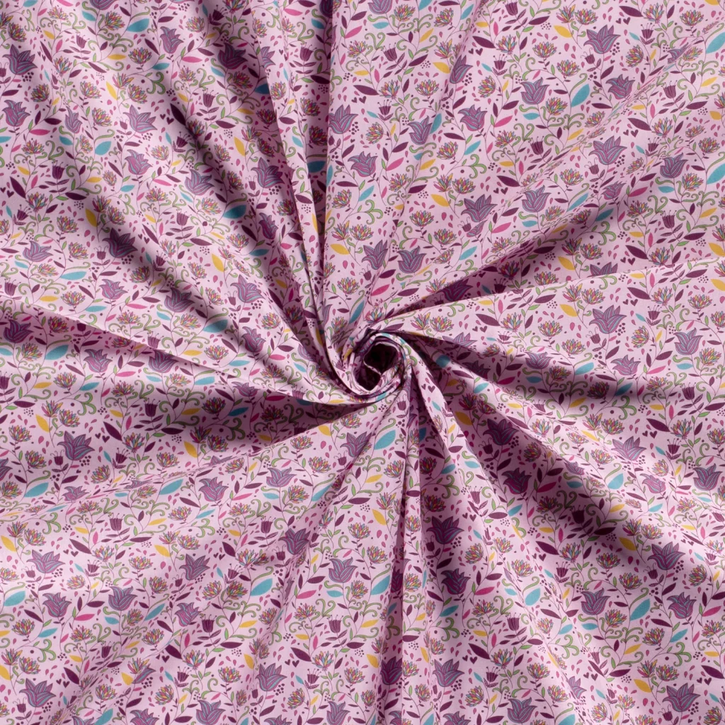 Tissu Coton Popeline Imprimé Indien — vue 7