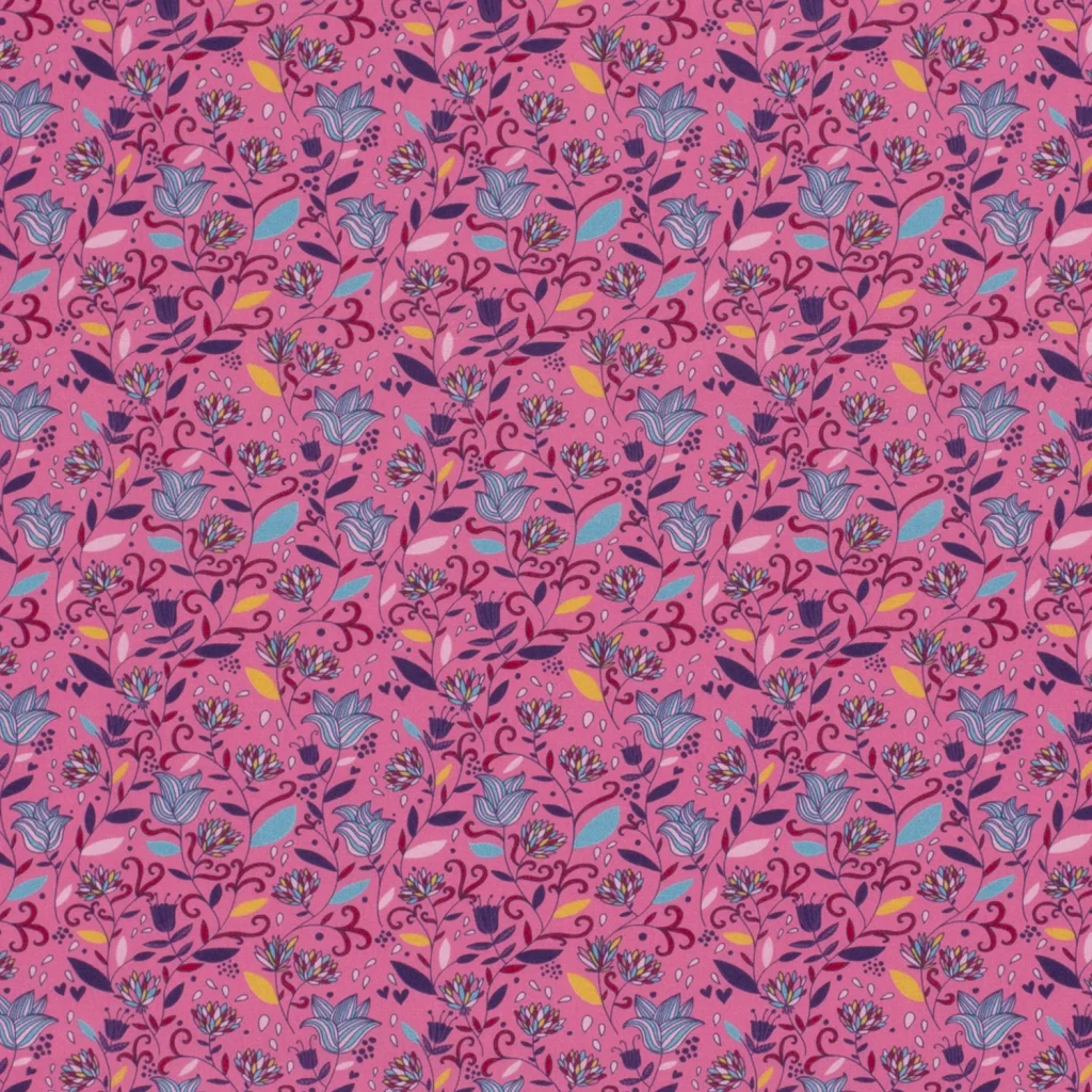 Tissu Coton Popeline Imprimé Indien — vue 3