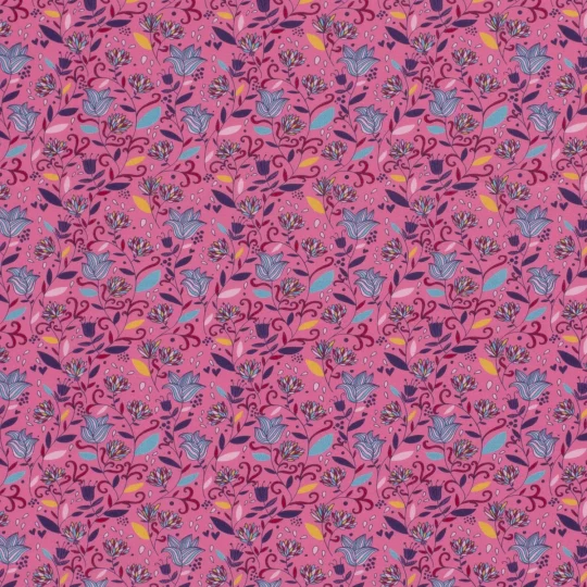 Tissu Coton Popeline Imprimé Indien — vue 3