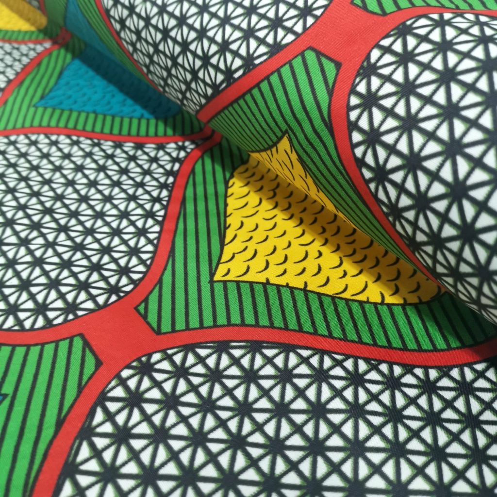Tissu Africain Motif – Géométrique Abstrait