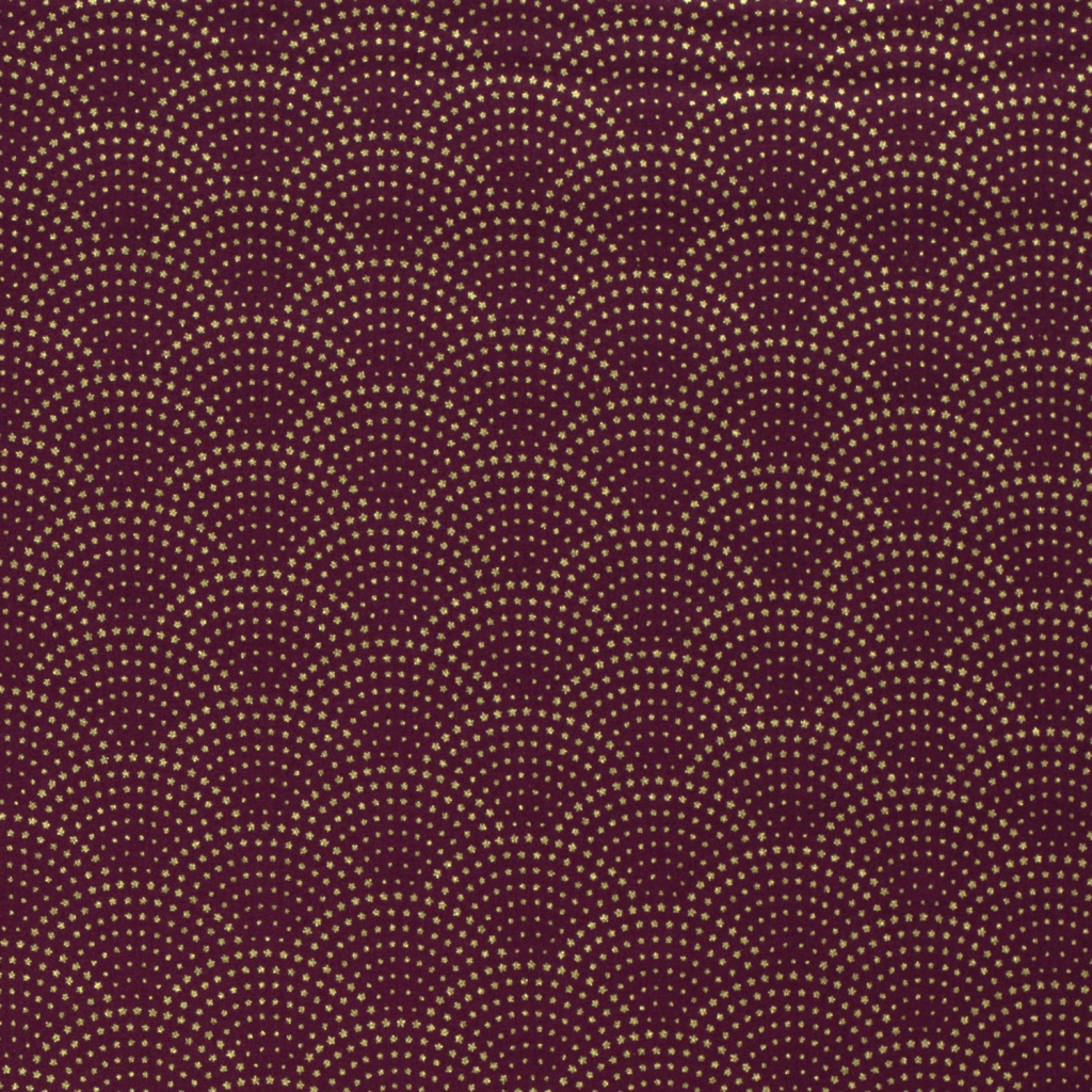 Popeline Coton – Motif Noël Pointillés