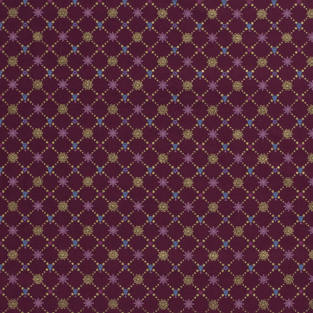 Popeline Coton – Motif Noël Géométrique — vue 8