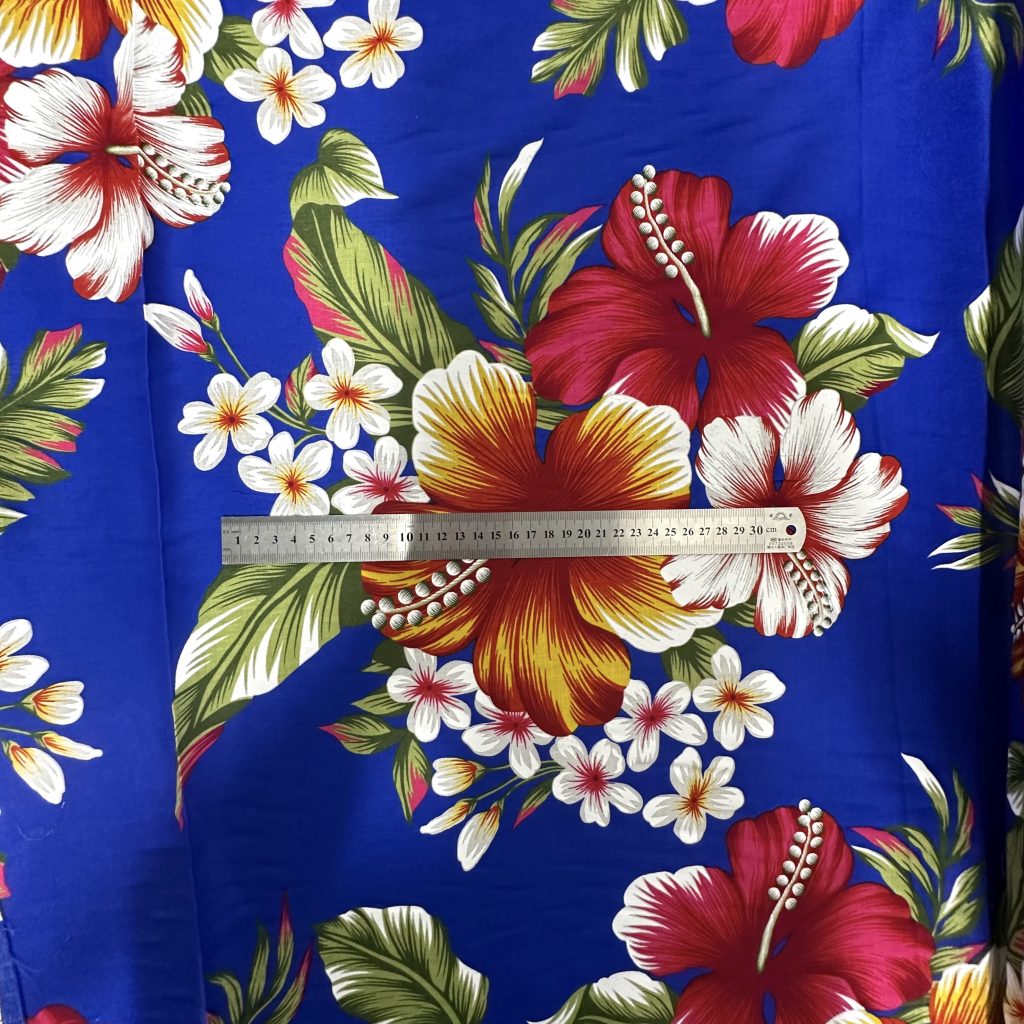 Fibrane Imprimée Hibiscus Multicolore — vue 8
