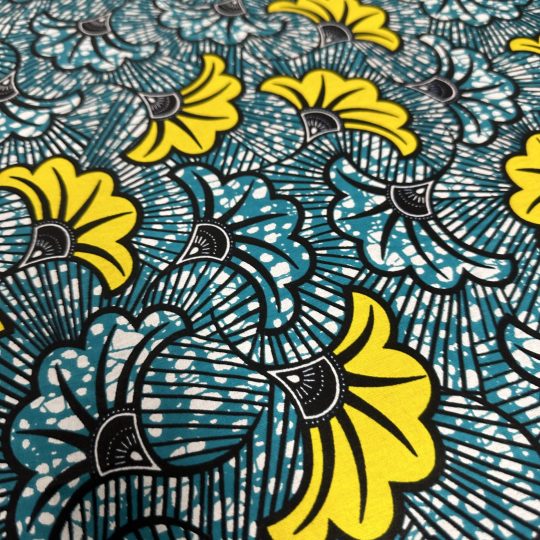 Tissu Africain Motif Floral Mariage Multicolore — vue 13