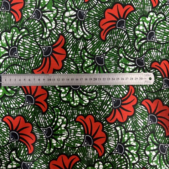 Tissu Africain Motif Floral Mariage Multicolore — vue 10