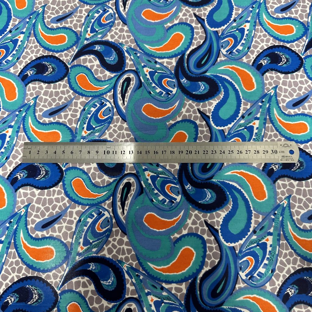 Tissu Africain Motif Gouttes Multicolore — vue 12