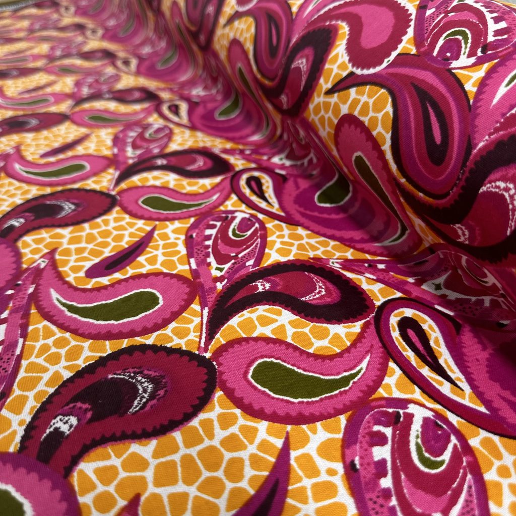 Tissu Africain Motif Gouttes Multicolore — vue 2