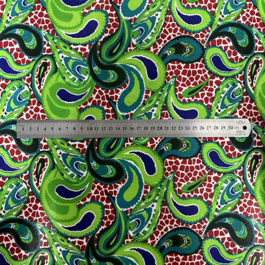 Tissu Africain Motif Gouttes Multicolore — vue 7