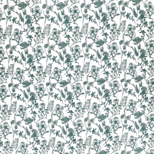 Coton Imprimé Floral Style Toile De Jouy — vue 5
