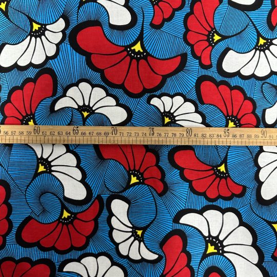 Tissu Africain Motif Fleurs De Mariage — vue 6