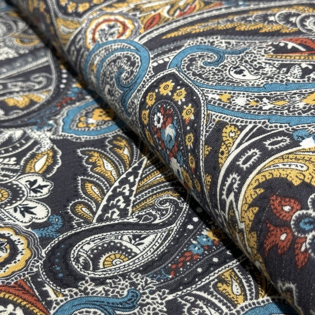Tissu Viscose Lurex Habillement Fleuri