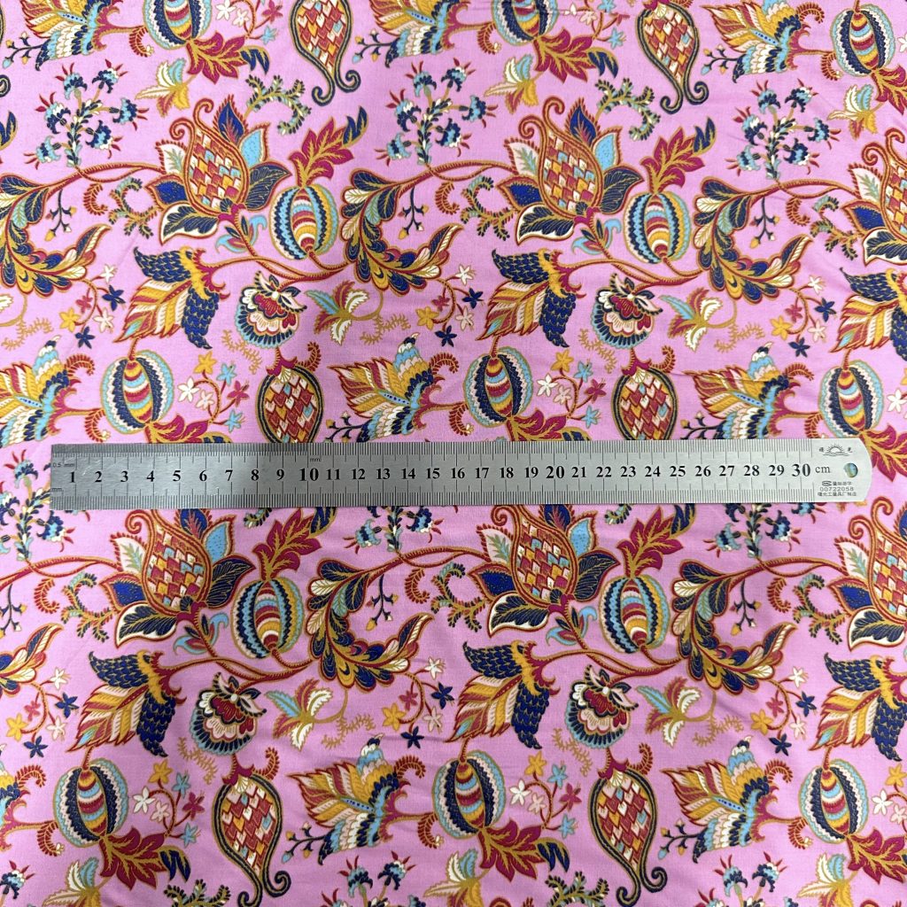 Tissu Viscose Habillement Fleuri — vue 2