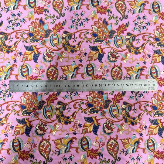 Tissu Viscose Habillement Fleuri — vue 2
