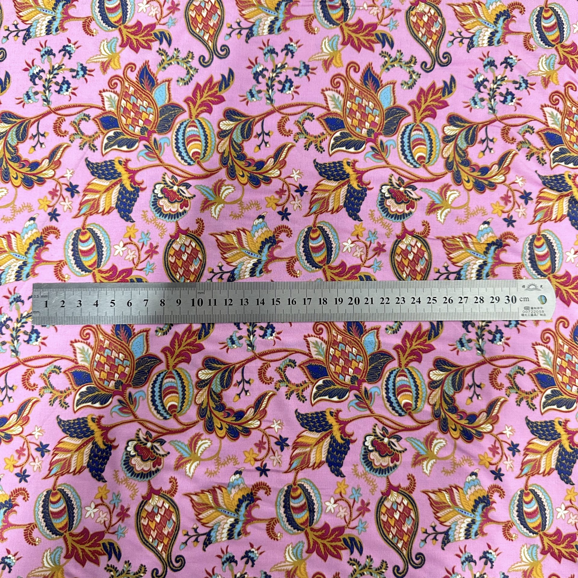 Tissu Viscose Habillement Fleuri — vue 2