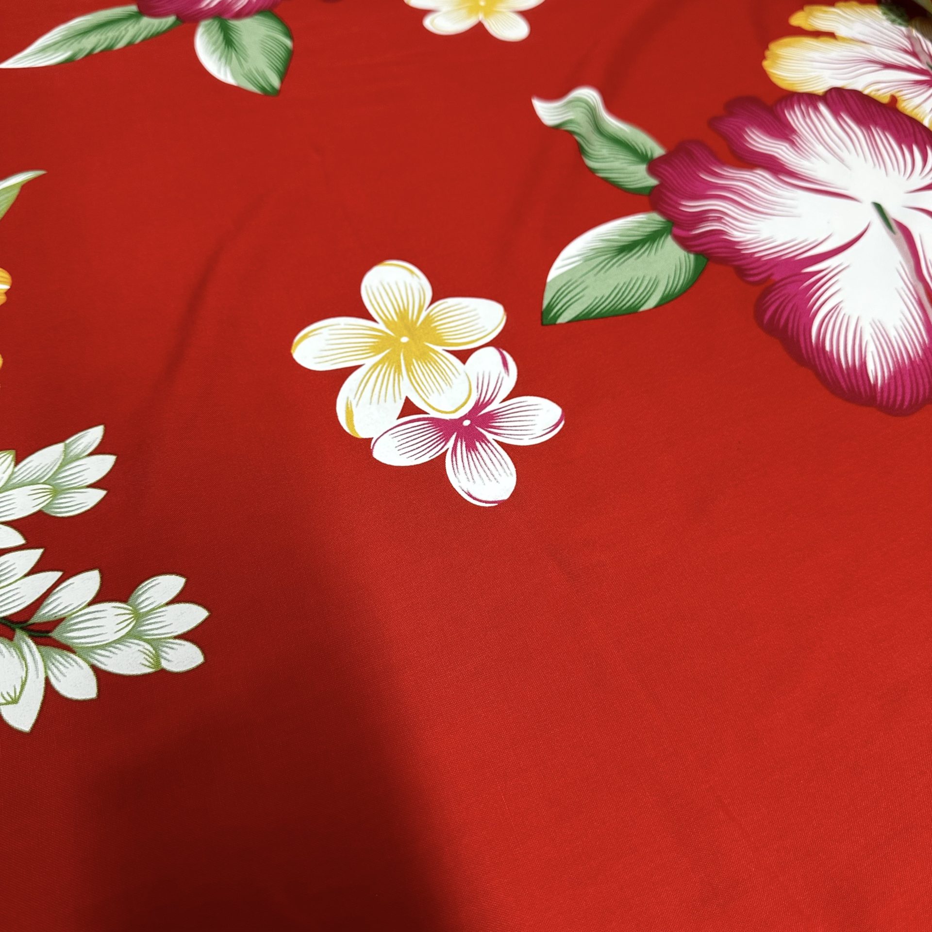 Fibrane Imprimée Hibiscus Et Tiarée — vue 6