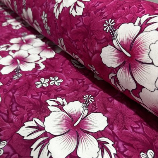 Fibrane Imprimée Hibiscus Mini Floral — vue 4