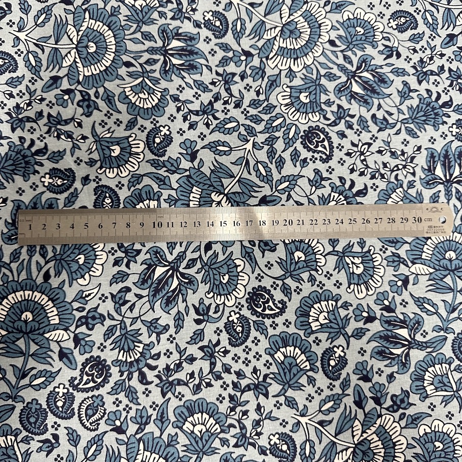 Tissu Coton Imprimé Géométrique Floral Indien — vue 3