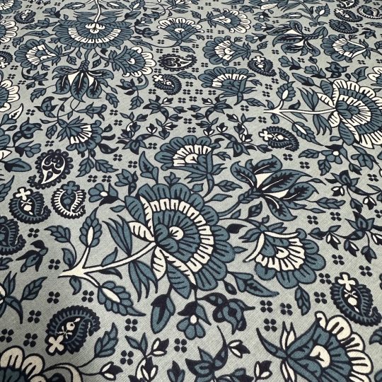 Tissu Coton Imprimé Géométrique Floral Indien — vue 4
