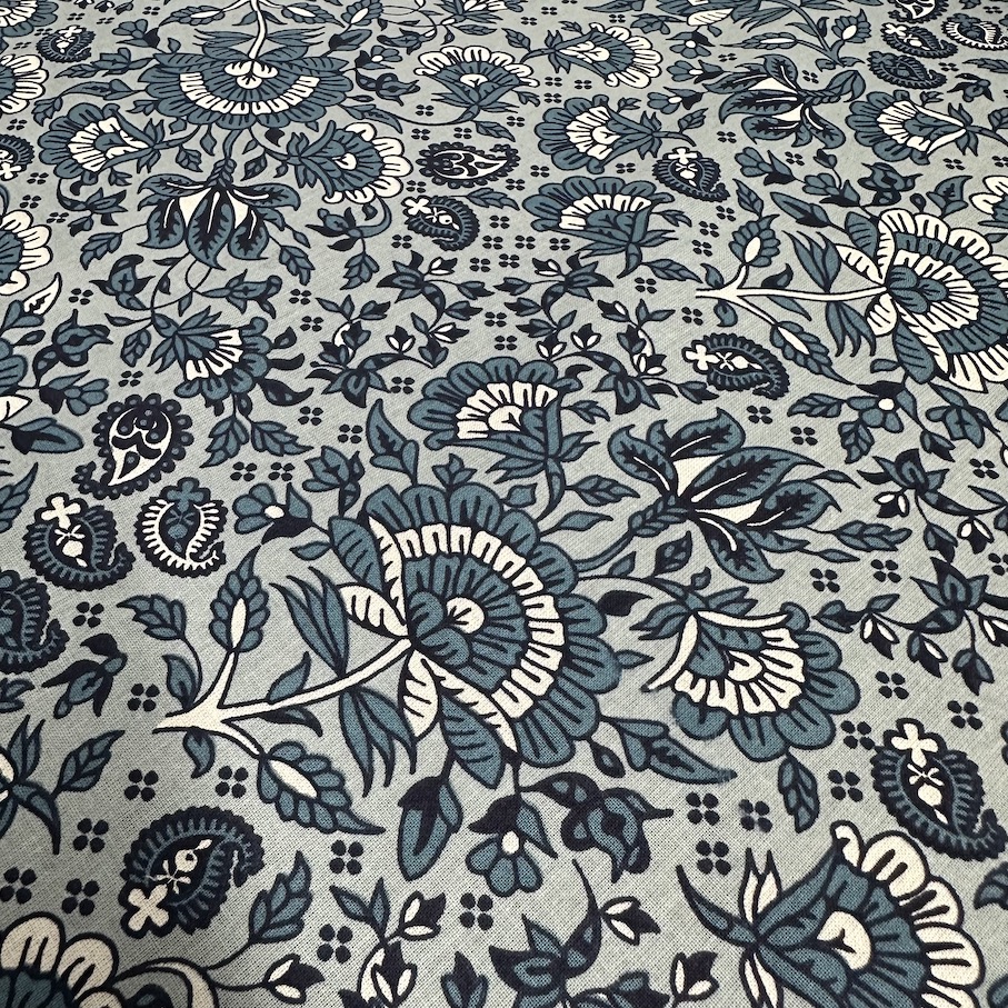 Tissu Coton Imprimé Géométrique Floral Indien — vue 4