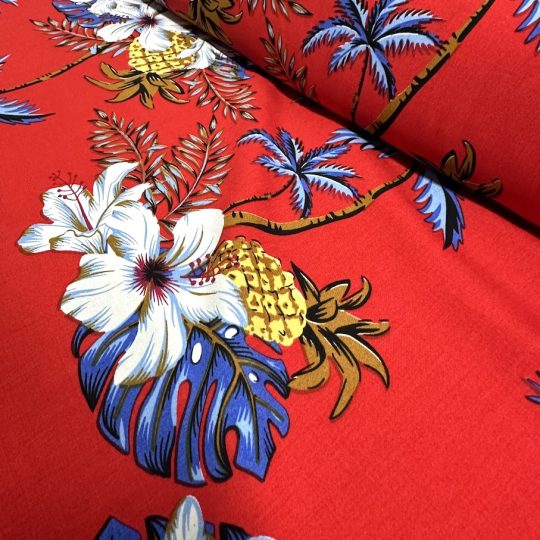 Viscose Imprimée Ananas