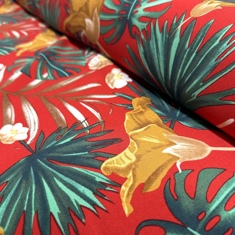 Viscose Imprimée Tropicale