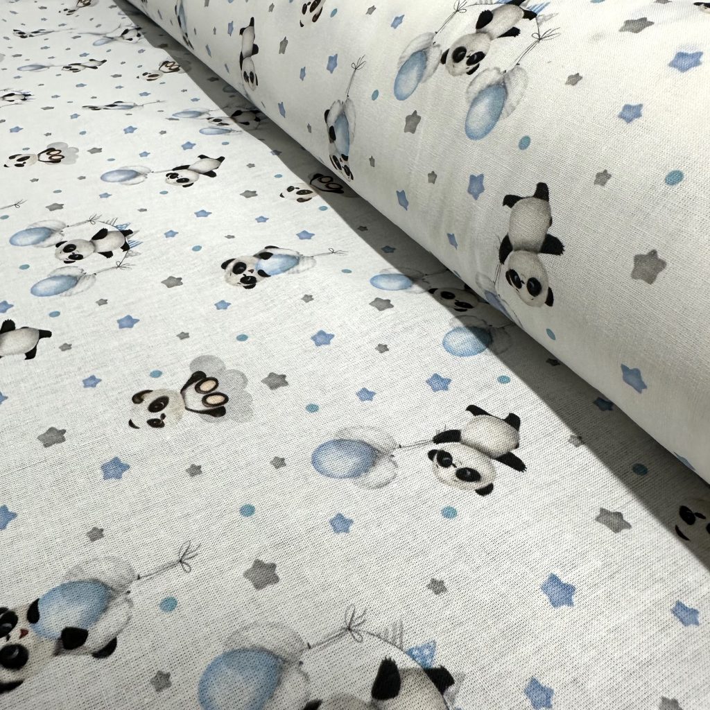 Popeline Coton – Pandas Mignons — vue 2