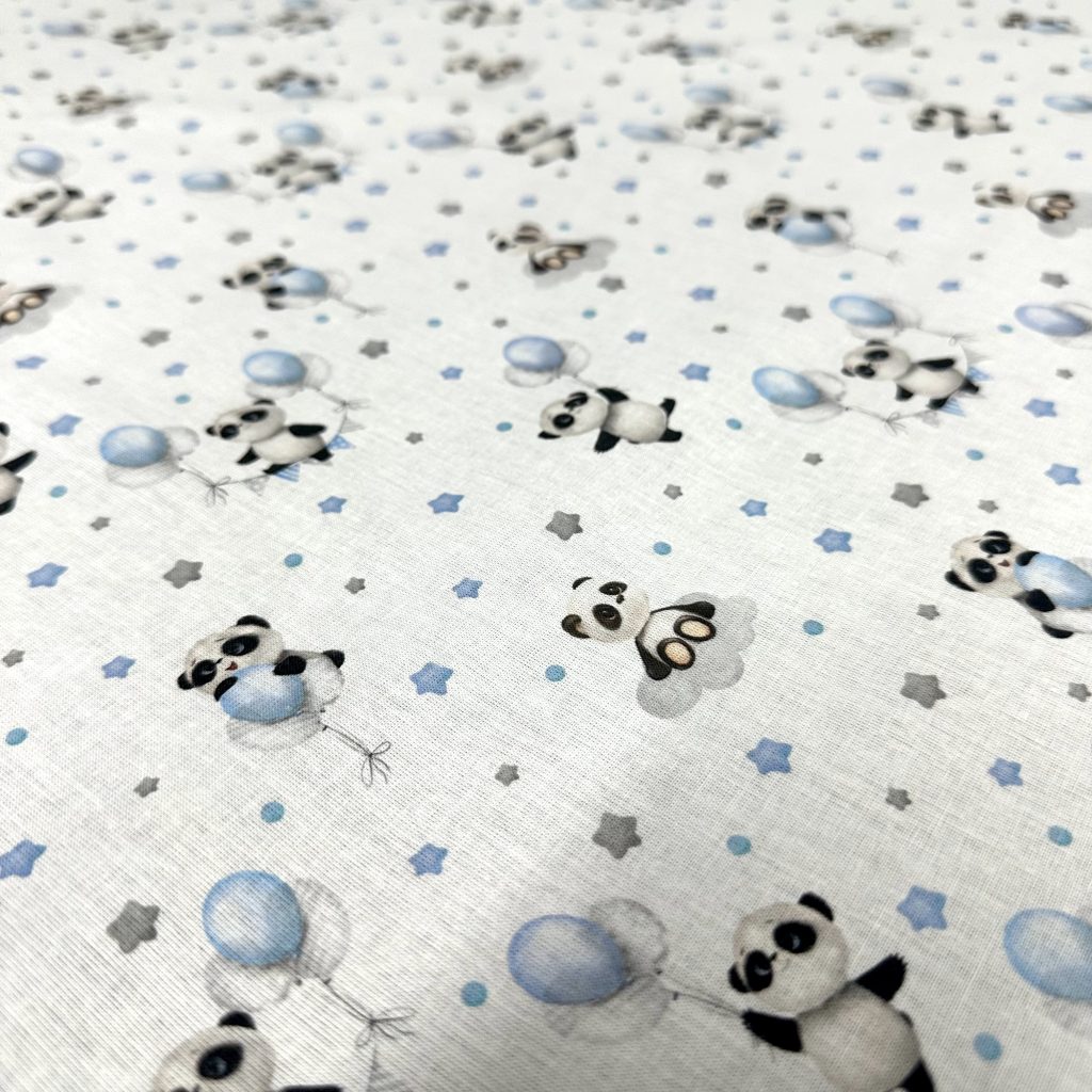 Popeline Coton – Pandas Mignons — vue 3