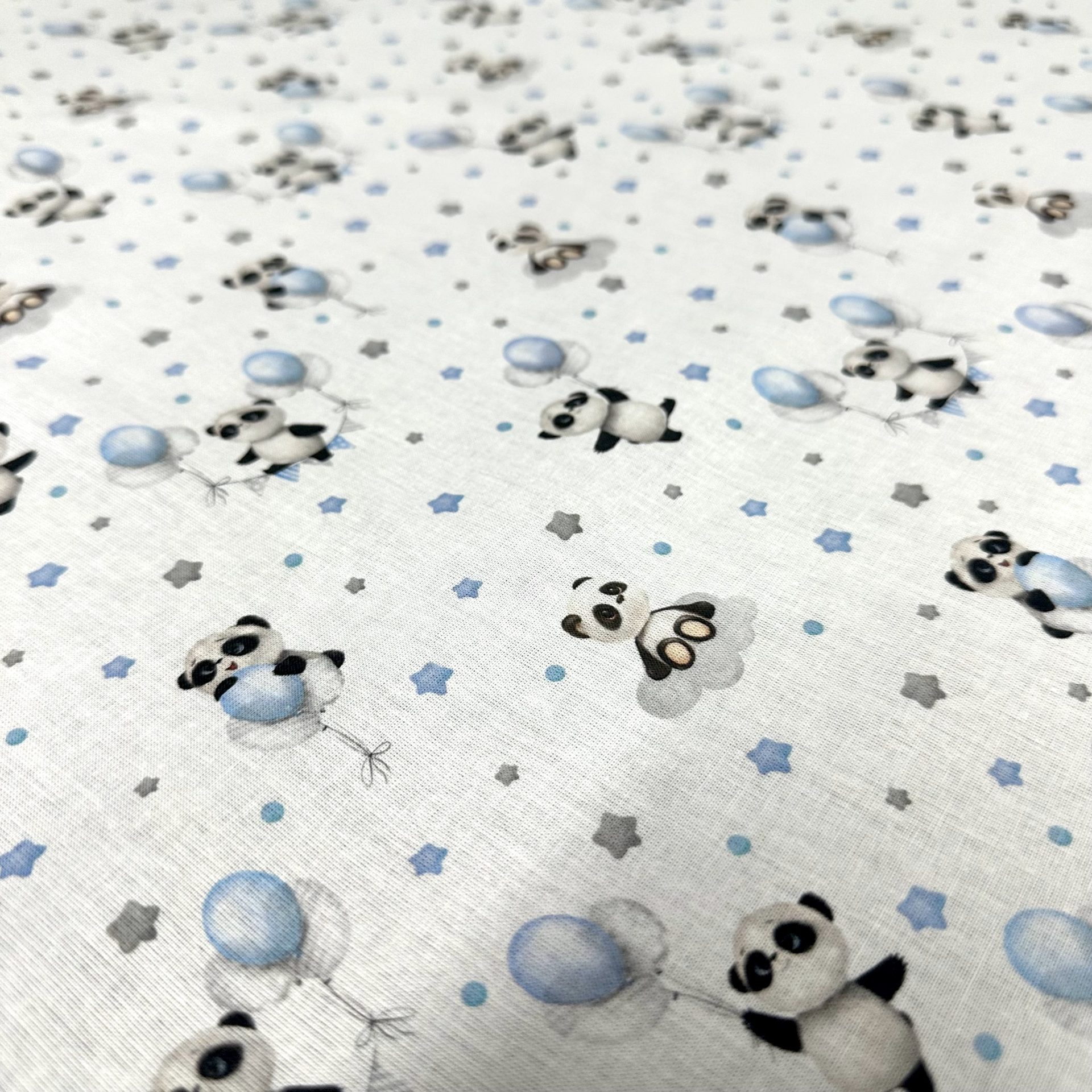 Popeline Coton – Pandas Mignons — vue 3