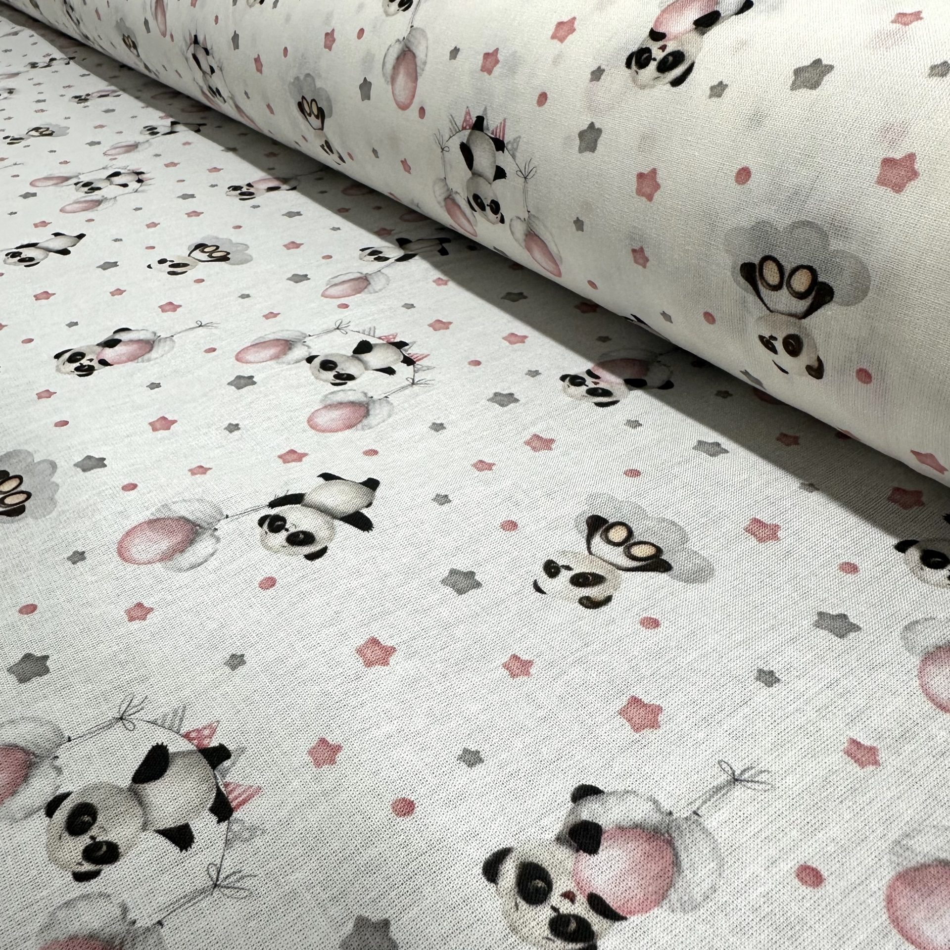 Popeline Coton – Pandas Mignons