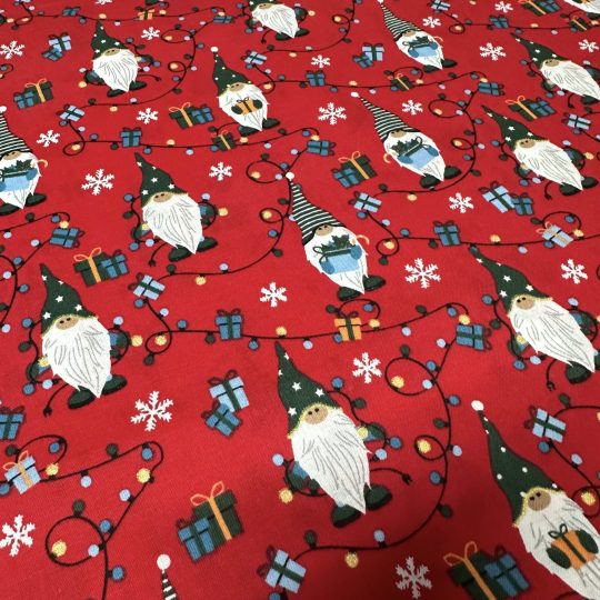 Popeline Coton – Motif Noël Père Noel — vue 5
