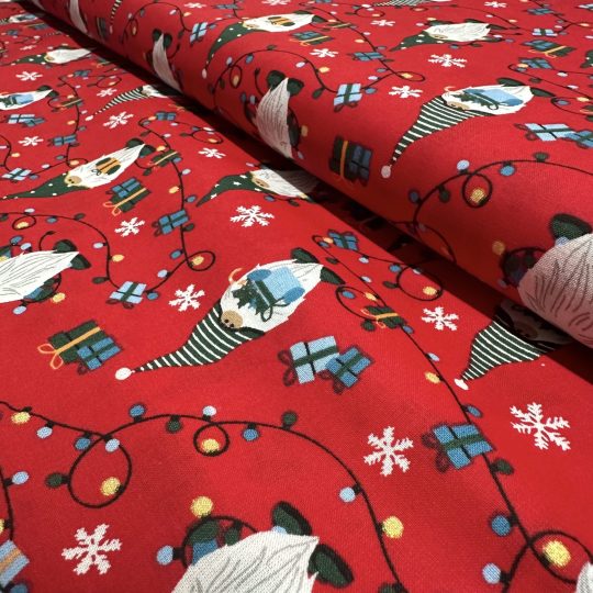 Popeline Coton – Motif Noël Père Noel — vue 6